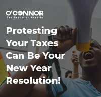 protest-your-taxes-new-year resolution-oconnor