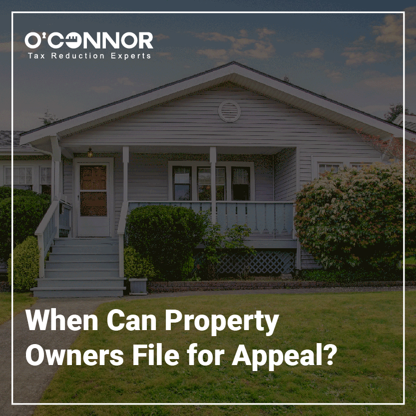 When can property owners file for appeal